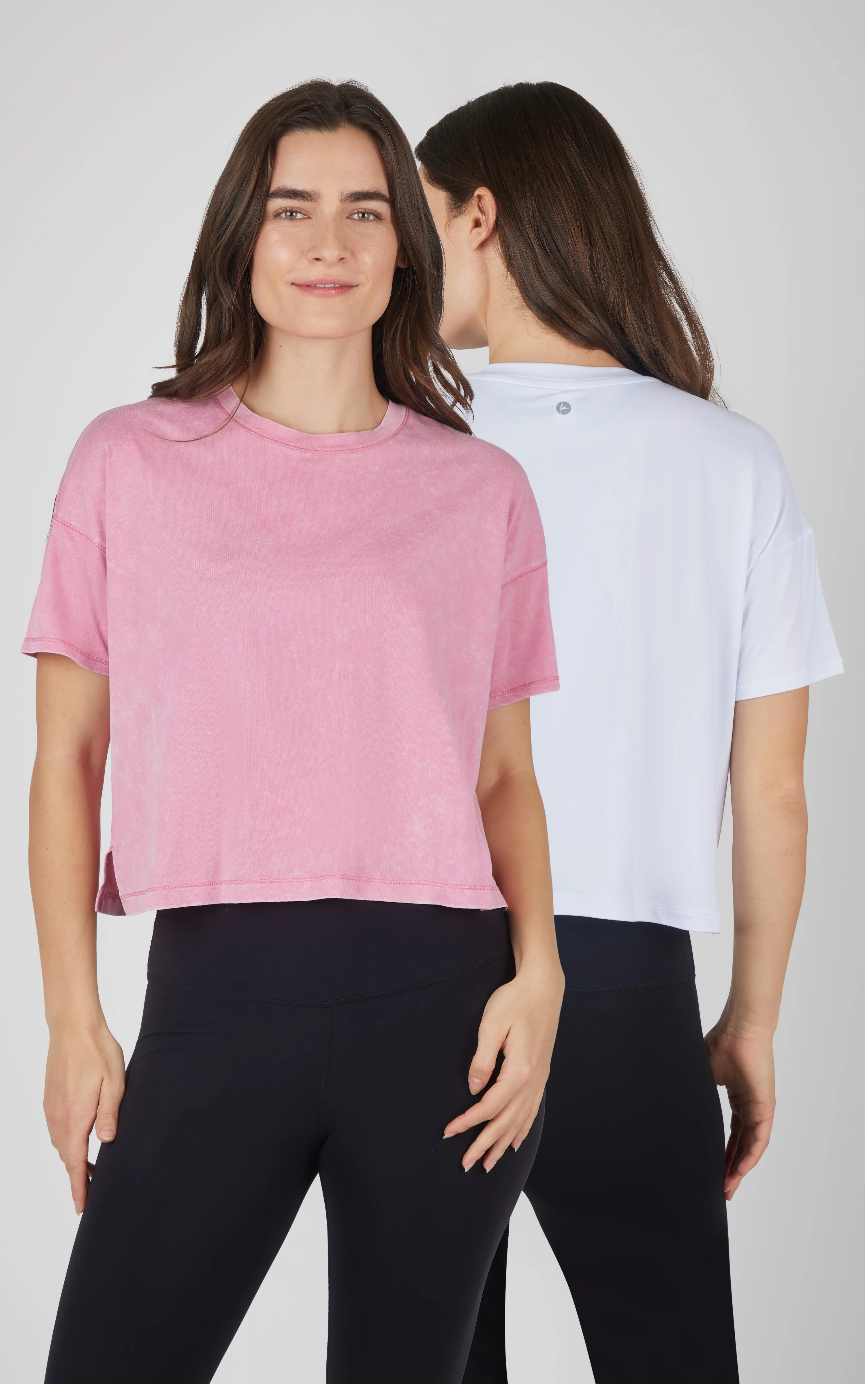 2 PK Stone Washed Cotton and Super Soft Tee