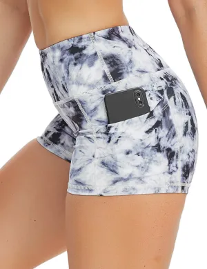 2.5" Printed Side Pockets Tall Size Shorts black dandelion_Tall Size