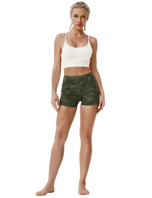 2.5" Printed Side Pockets Tall Size Shorts green brushcamo_Tall Size