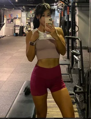 2.5" Side Pockets Yoga Shorts grapevine ins