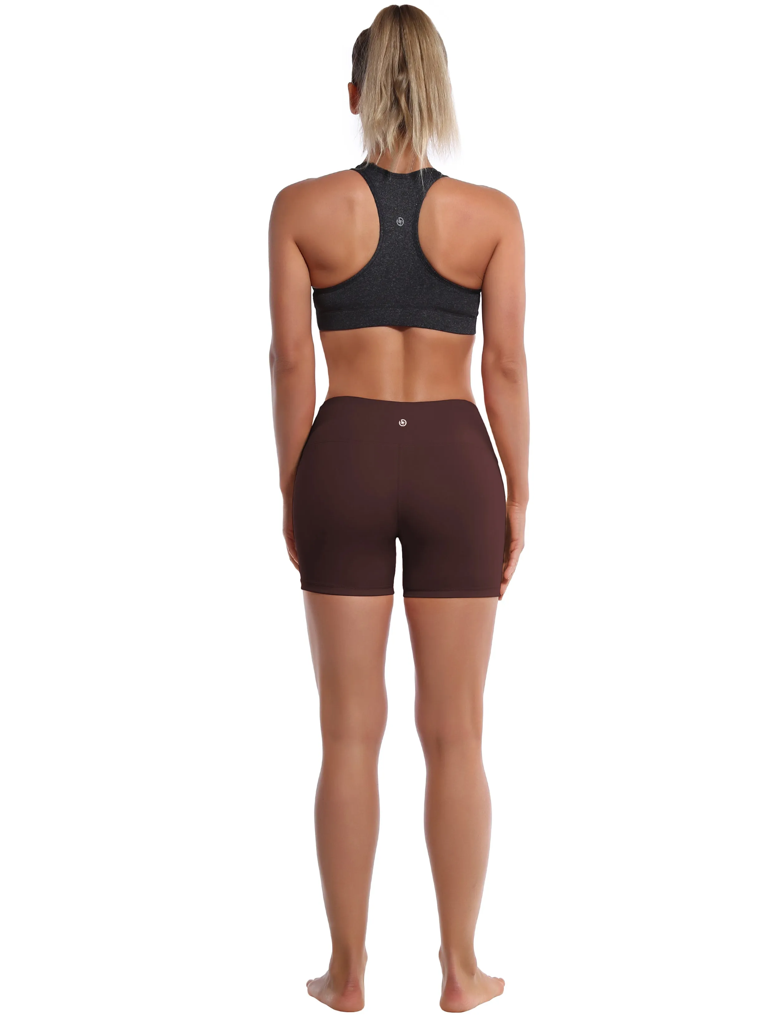 4" Pilates Shorts mahoganymaroon_Pilates
