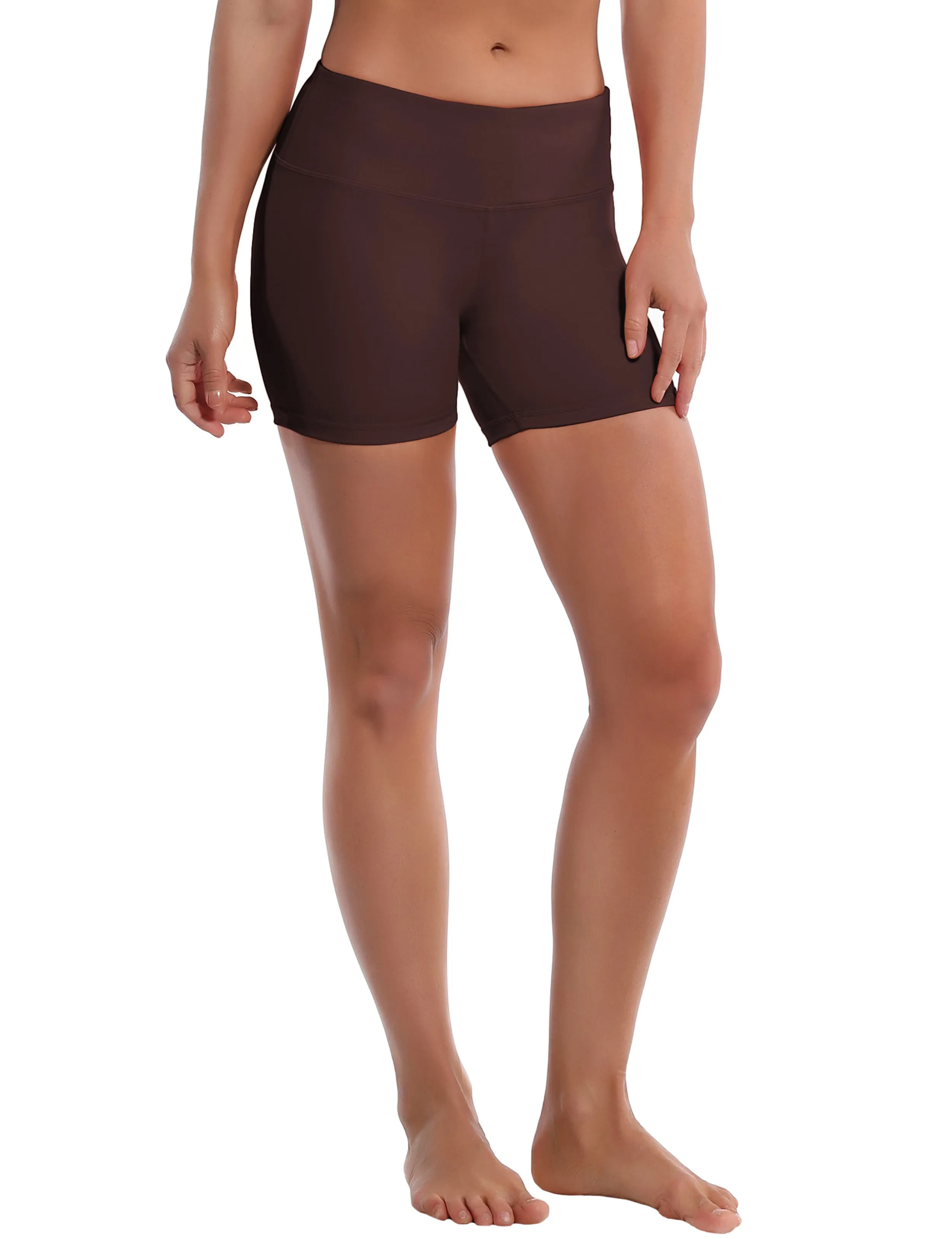 4" Pilates Shorts mahoganymaroon_Pilates