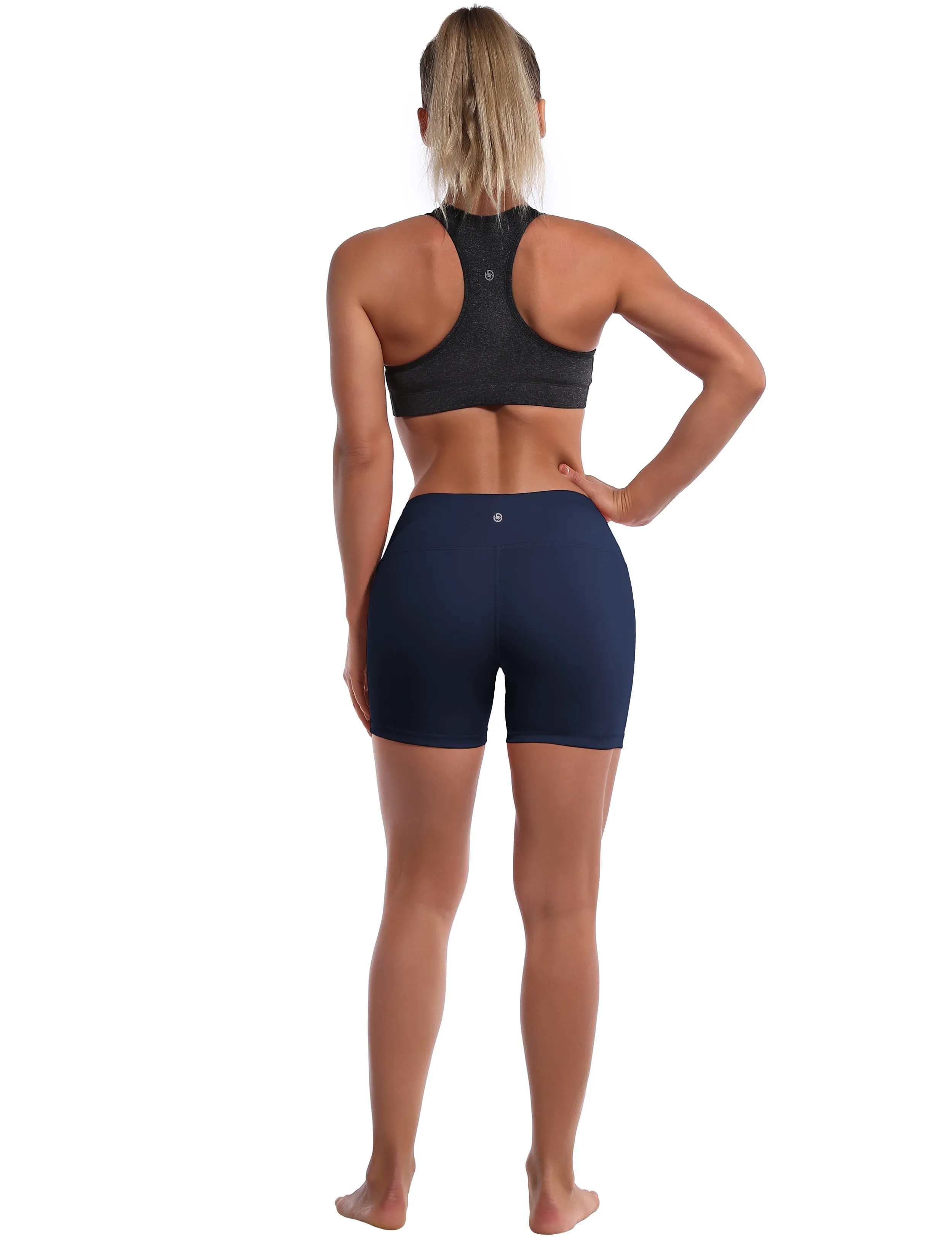 4" Plus Size Shorts darknavy_Plus Size