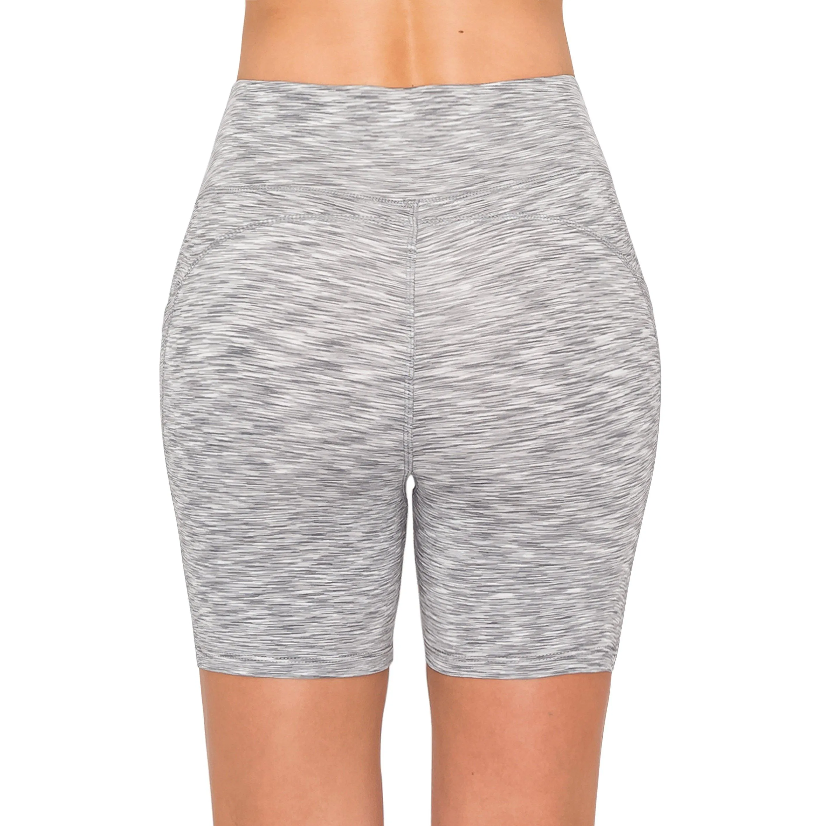 5" Bike Shorts with Pockets - Yoga Pants Material with Stitching