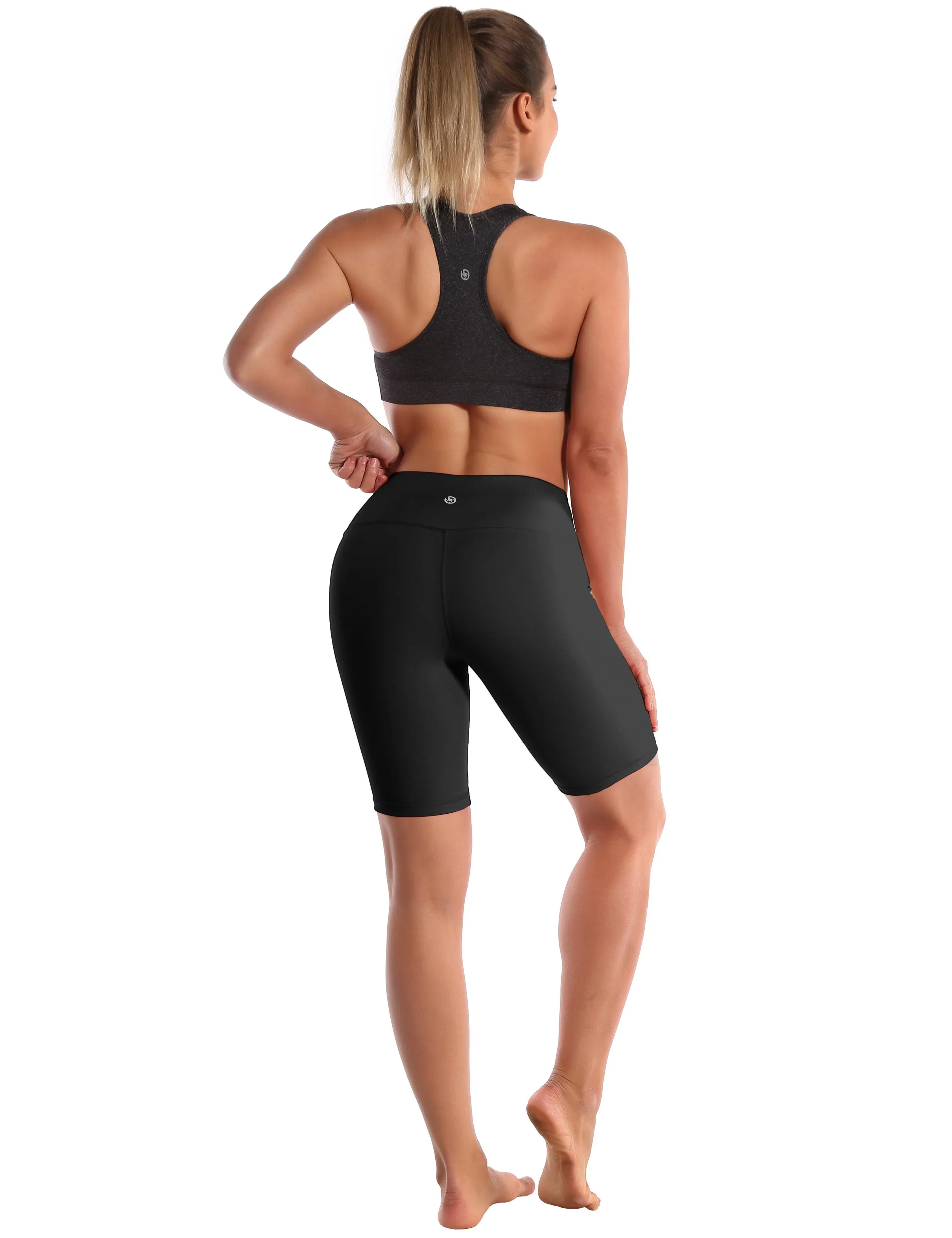 8" High Waist Biking Shorts black ins_Biking