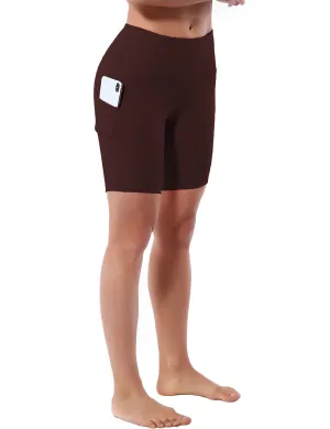 8" Side Pockets Tall Size Shorts mahoganymaroon_Tall Size
