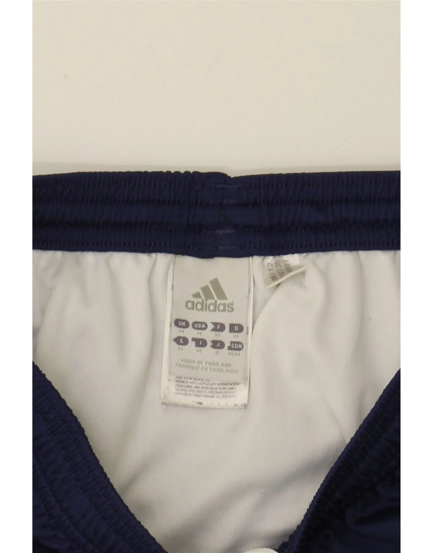 ADIDAS Mens Climalite Sport Shorts Medium Navy Blue Polyester