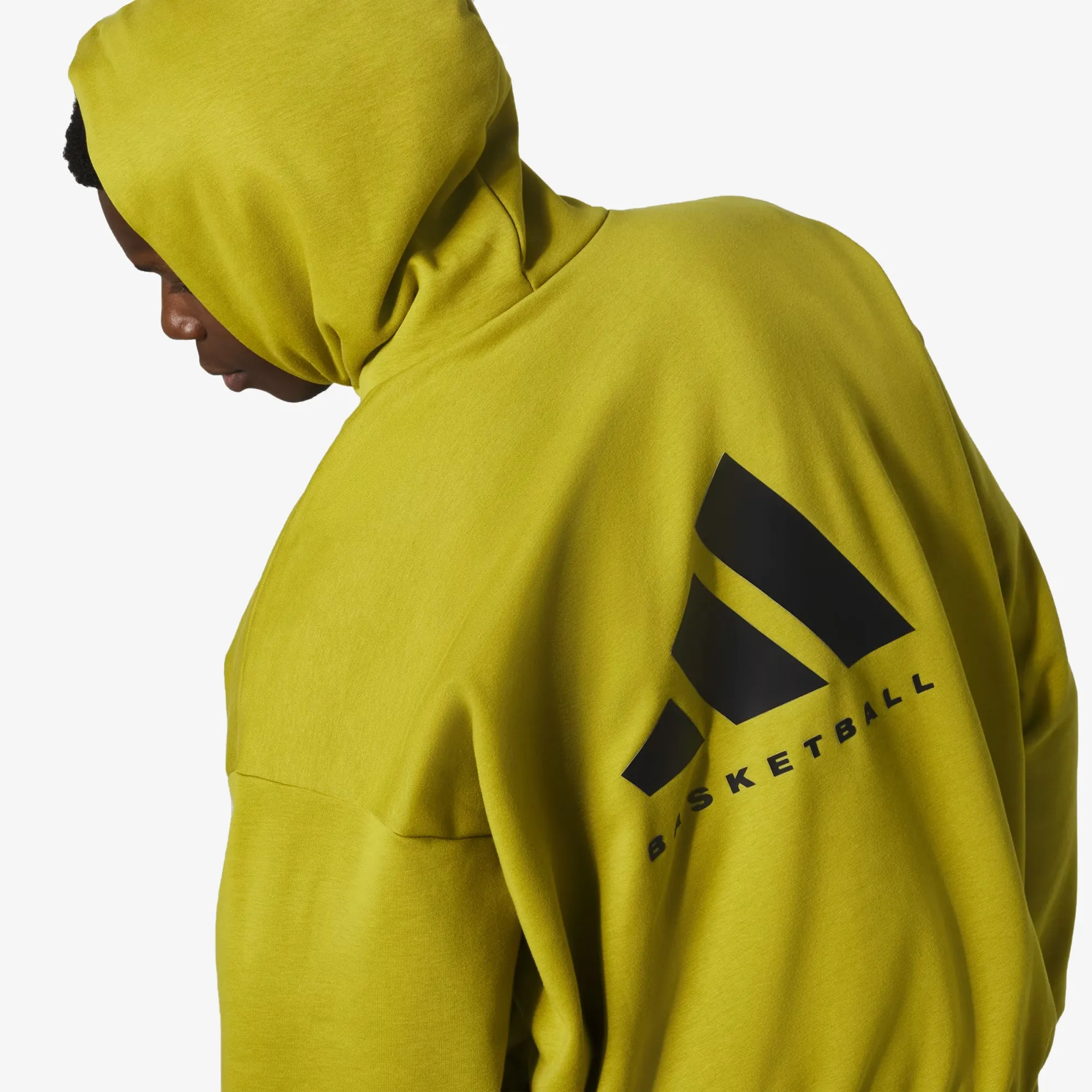 Adidas Originals | ONE BASKETBALL FLEECE HOODIE  { PULSE OLIVES