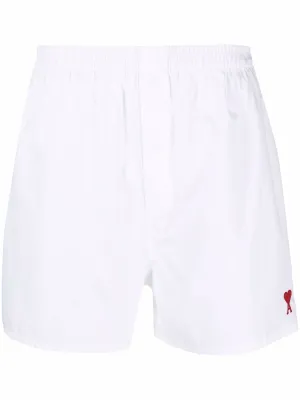 AMI Logo Embroidered Boxer Shorts
