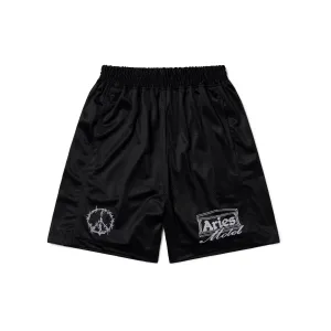 Aries Ramscape Airtex Shorts Black AR3005003