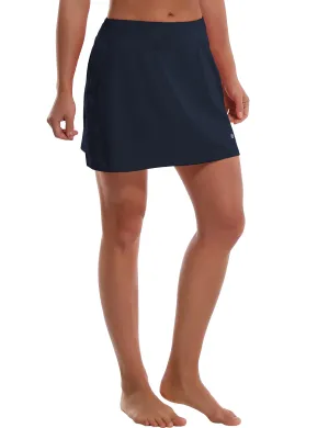 Athletic Tennis Golf Skort with Pocket Shorts darknavy_Tall Size