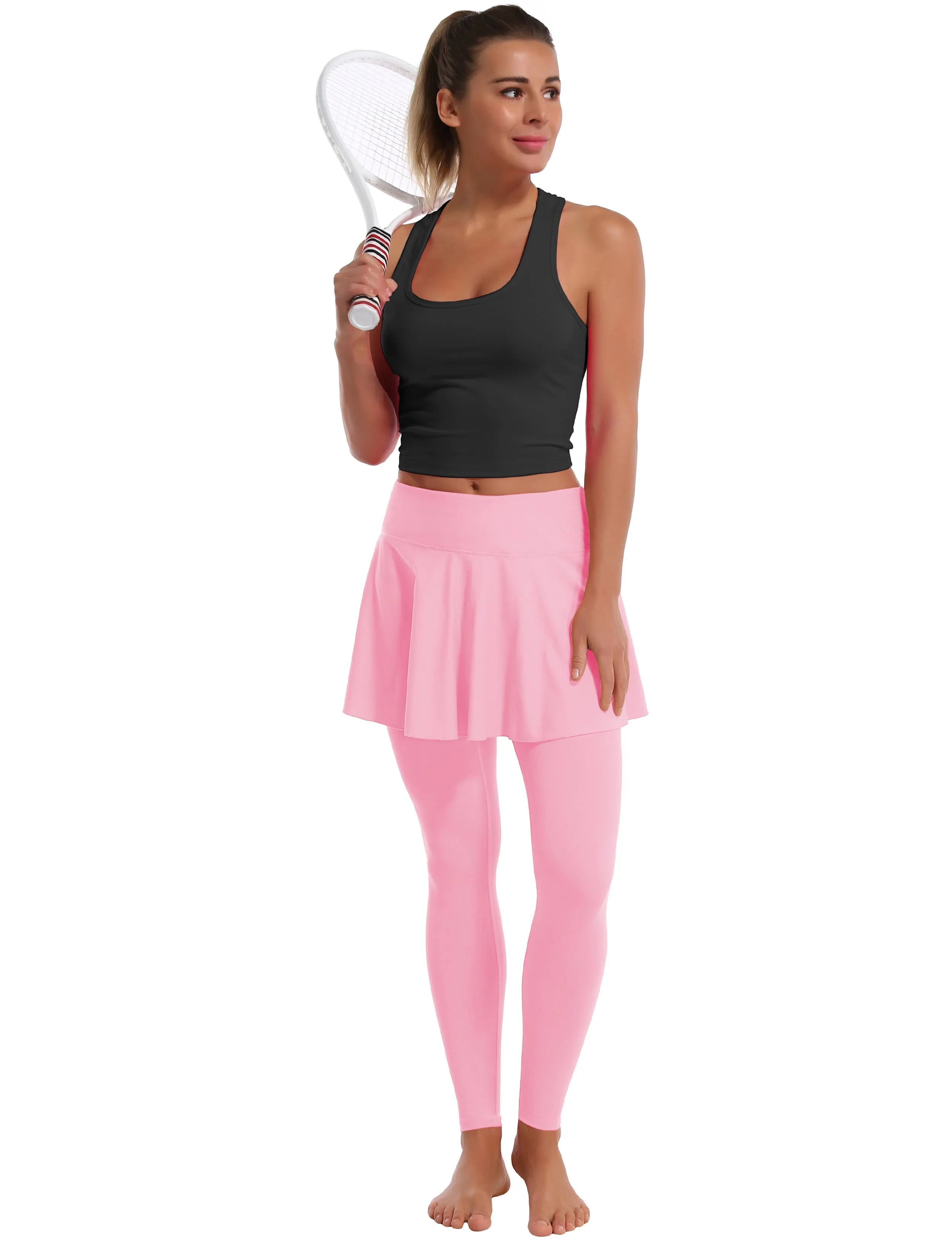 Athletic Tennis Golf Skort with Pocket Shorts lightpink_Golf