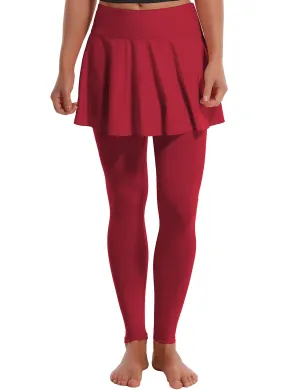 Athletic Tennis Golf Skort with Pocket Shorts rosecoral_Gym