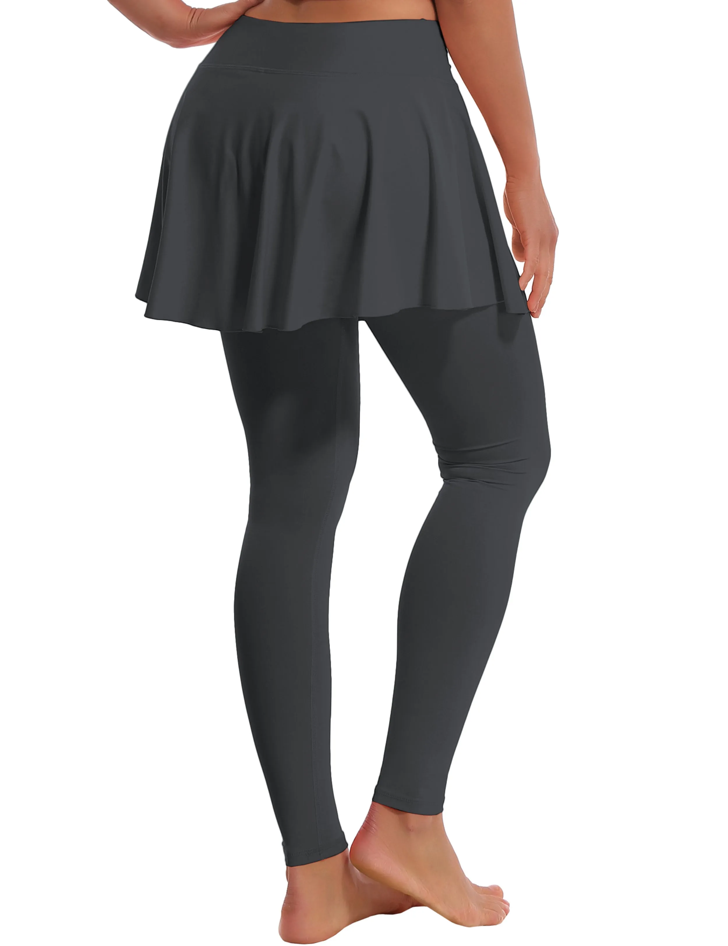 Athletic Tennis Golf Skort with Pocket Shorts shadowcharcoal_Golf