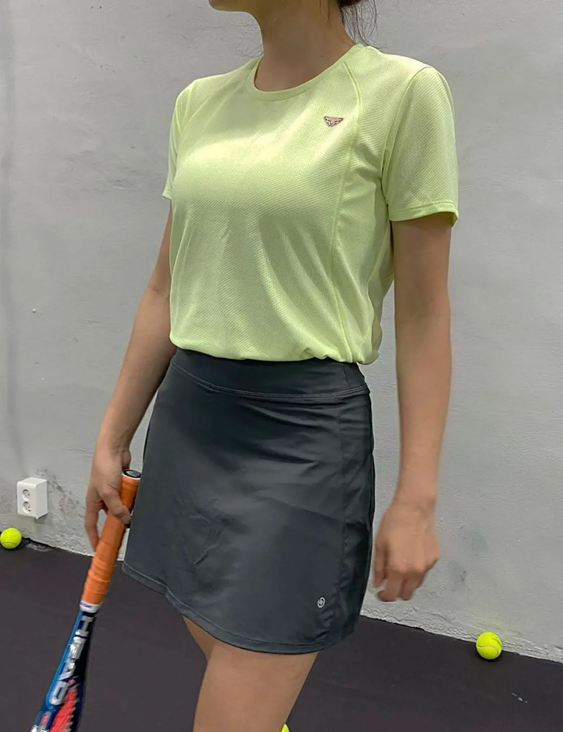 Athletic Tennis Golf Skort with Pockets Shorts shadowcharcoal ins_Running