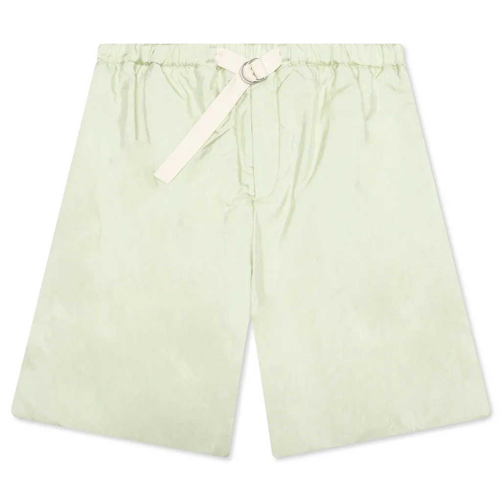 Belted Shorts - Soft Pigment Green