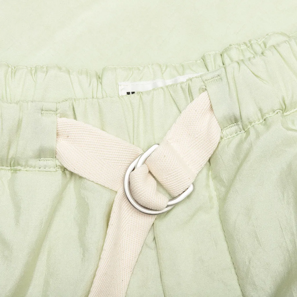 Belted Shorts - Soft Pigment Green