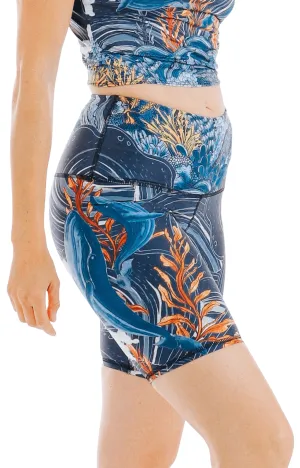 Biker Shorts - Whale Hello