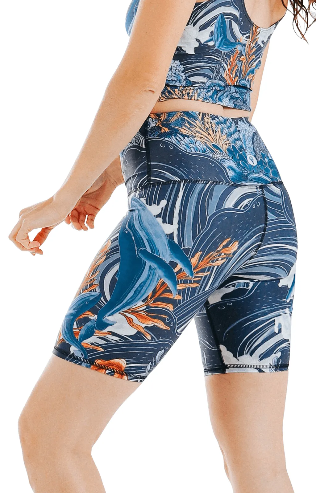 Biker Shorts - Whale Hello