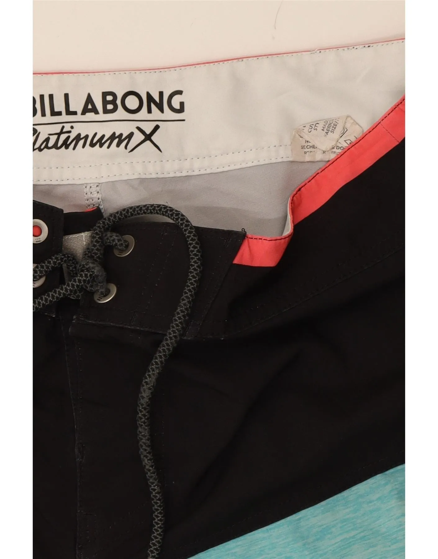 BILLABONG Mens Swimming Shorts Medium Blue Colourblock Polyester