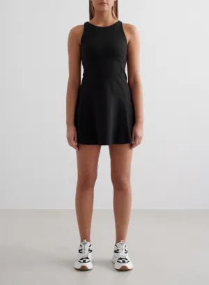 Black Sense High Neck Dress