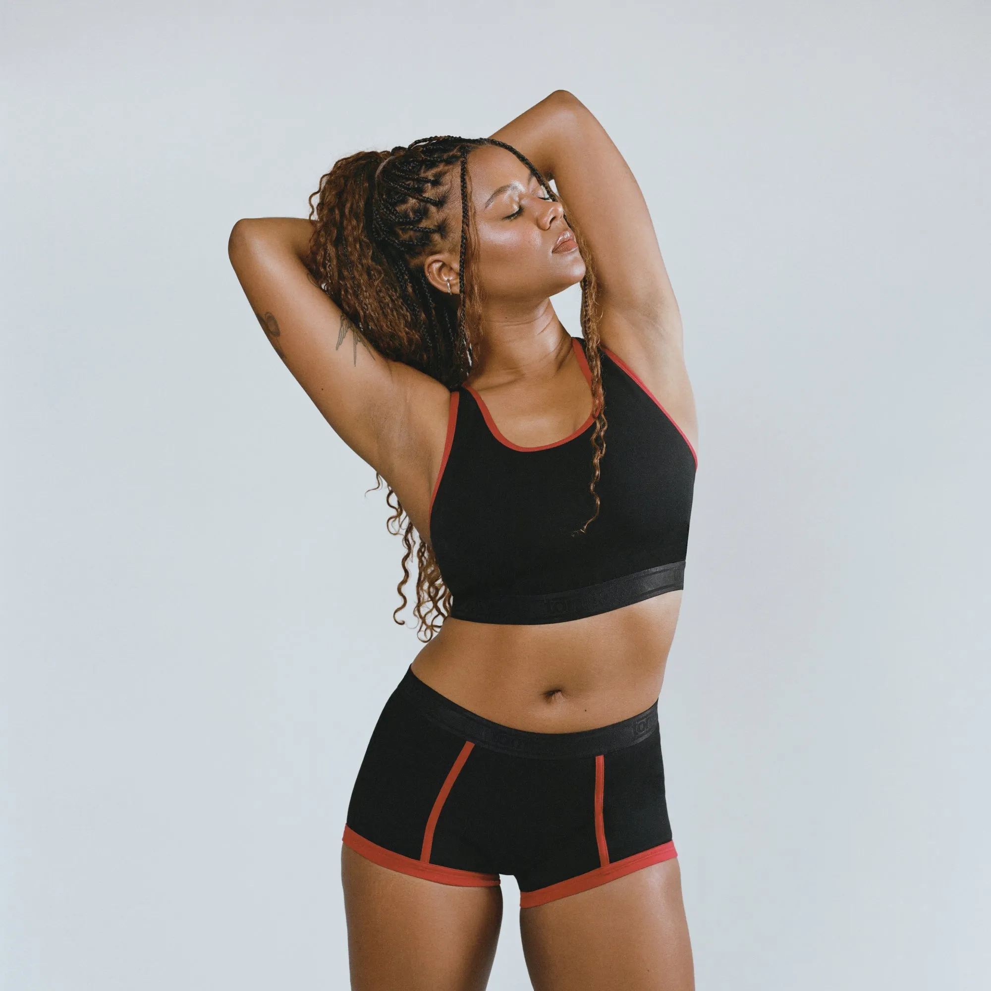 Boy Shorts - Red Edge