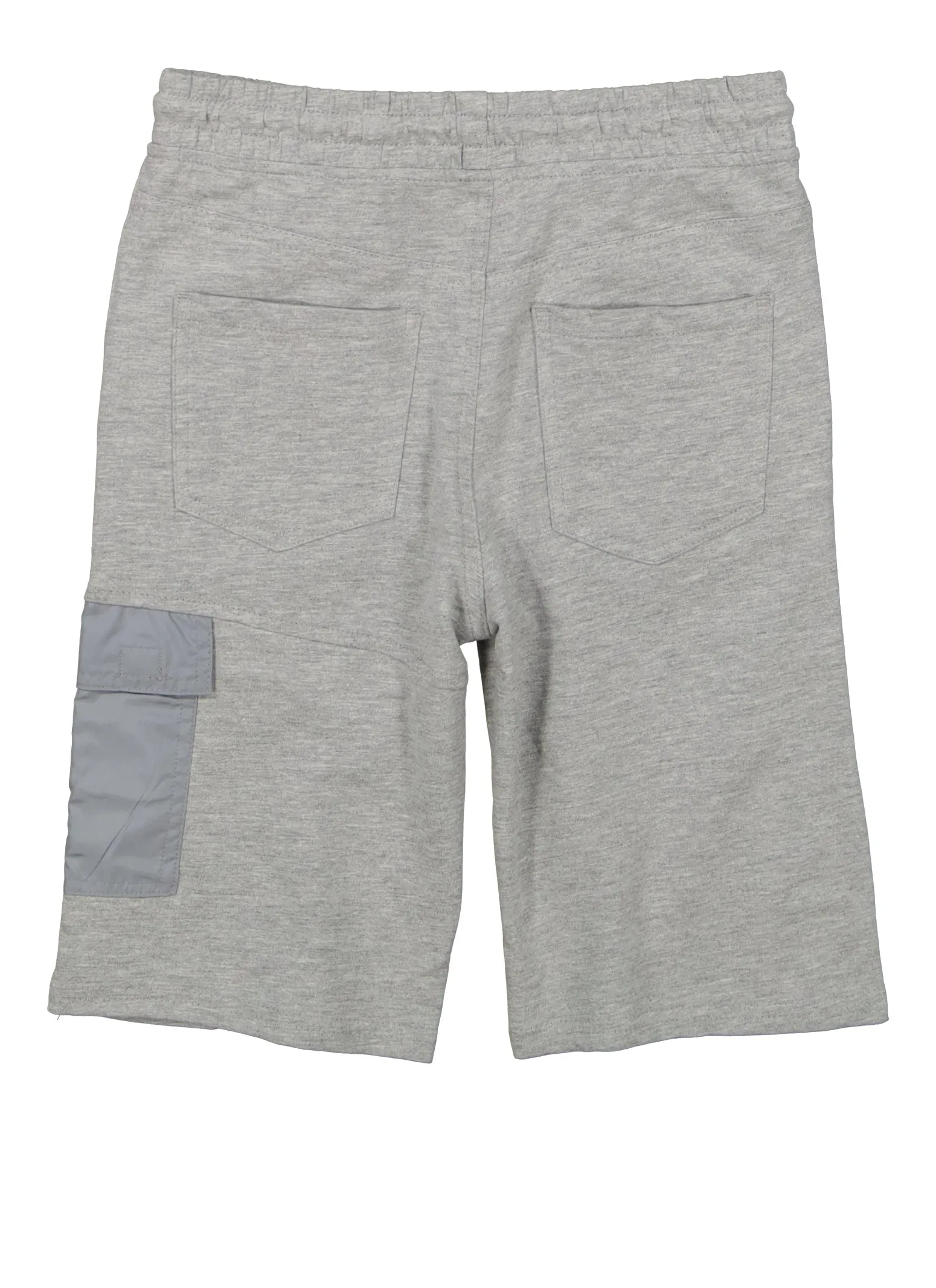 Boys French Terry Drawstring Zip Pocket Shorts