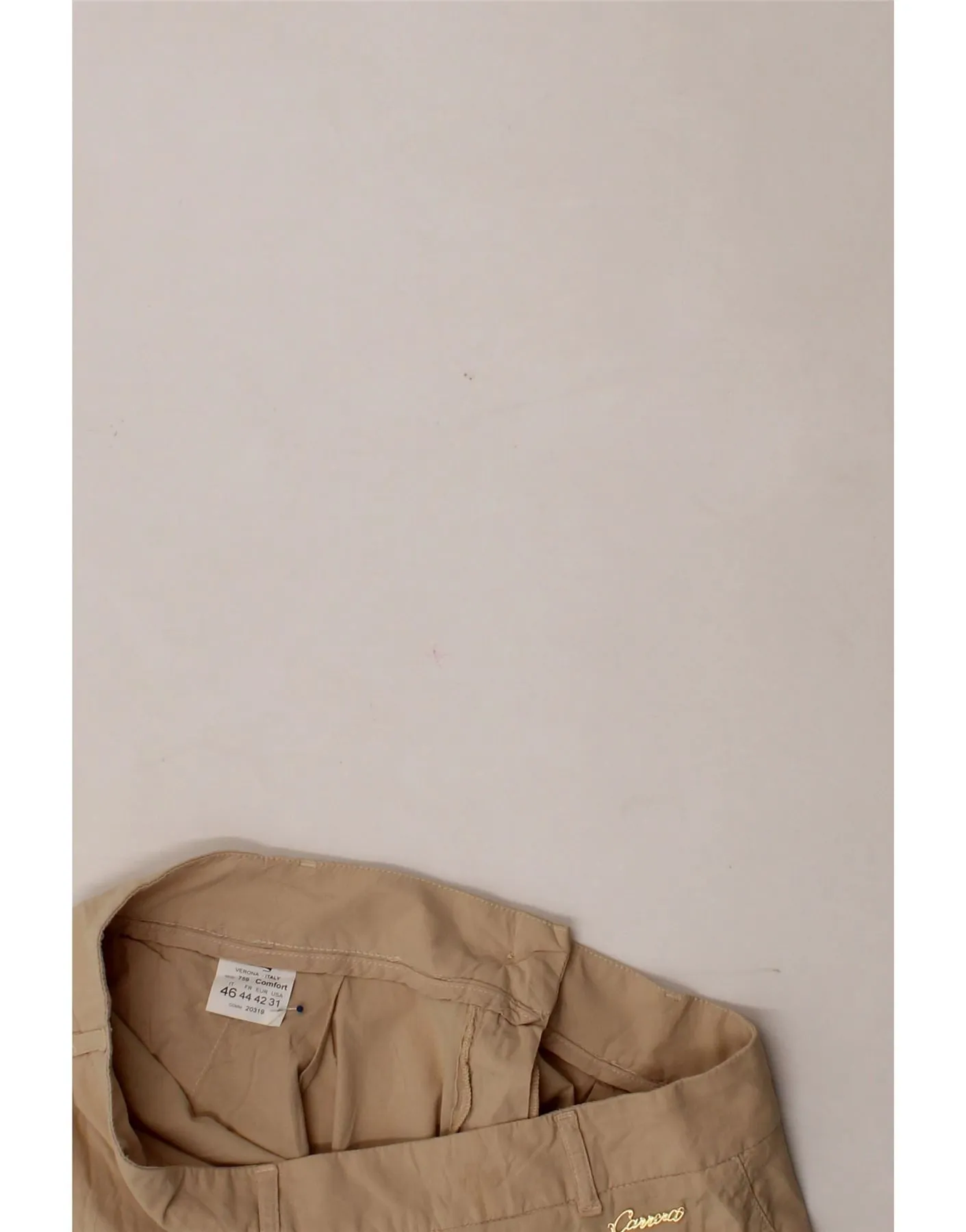 CARRERA Womens Pegged Chino Shorts IT 46 Large W32  Beige Cotton