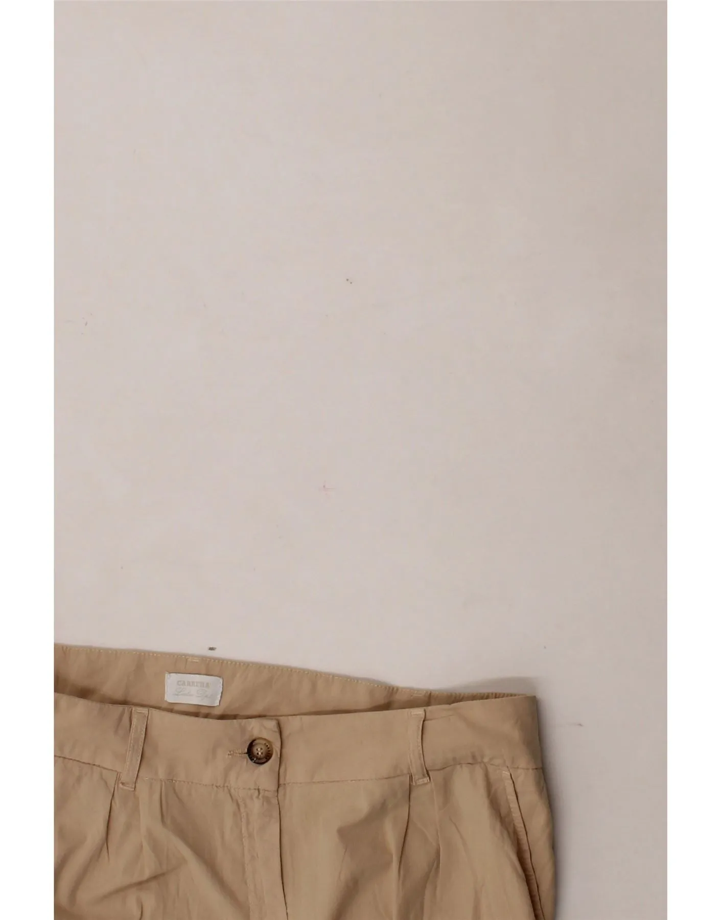 CARRERA Womens Pegged Chino Shorts IT 46 Large W32  Beige Cotton