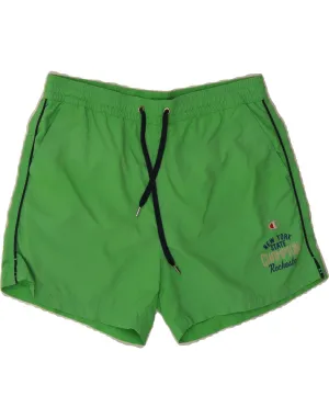 CHAMPION Mens Swimming Shorts Medium Green