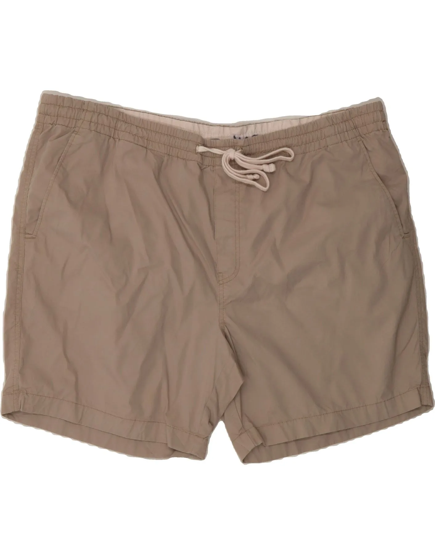 CHAPS Mens Casual Shorts 2XL W42 Beige Cotton
