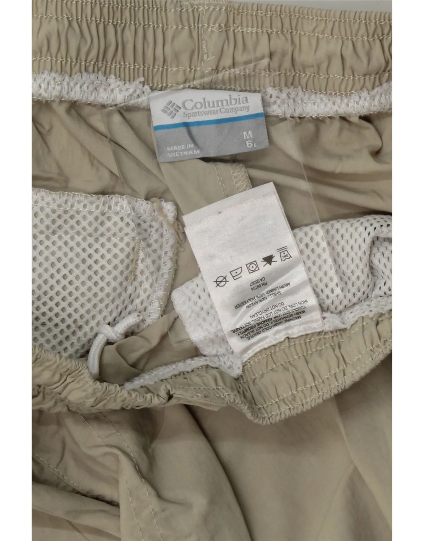 COLUMBIA Womens Chino Shorts Medium W28 Beige Nylon