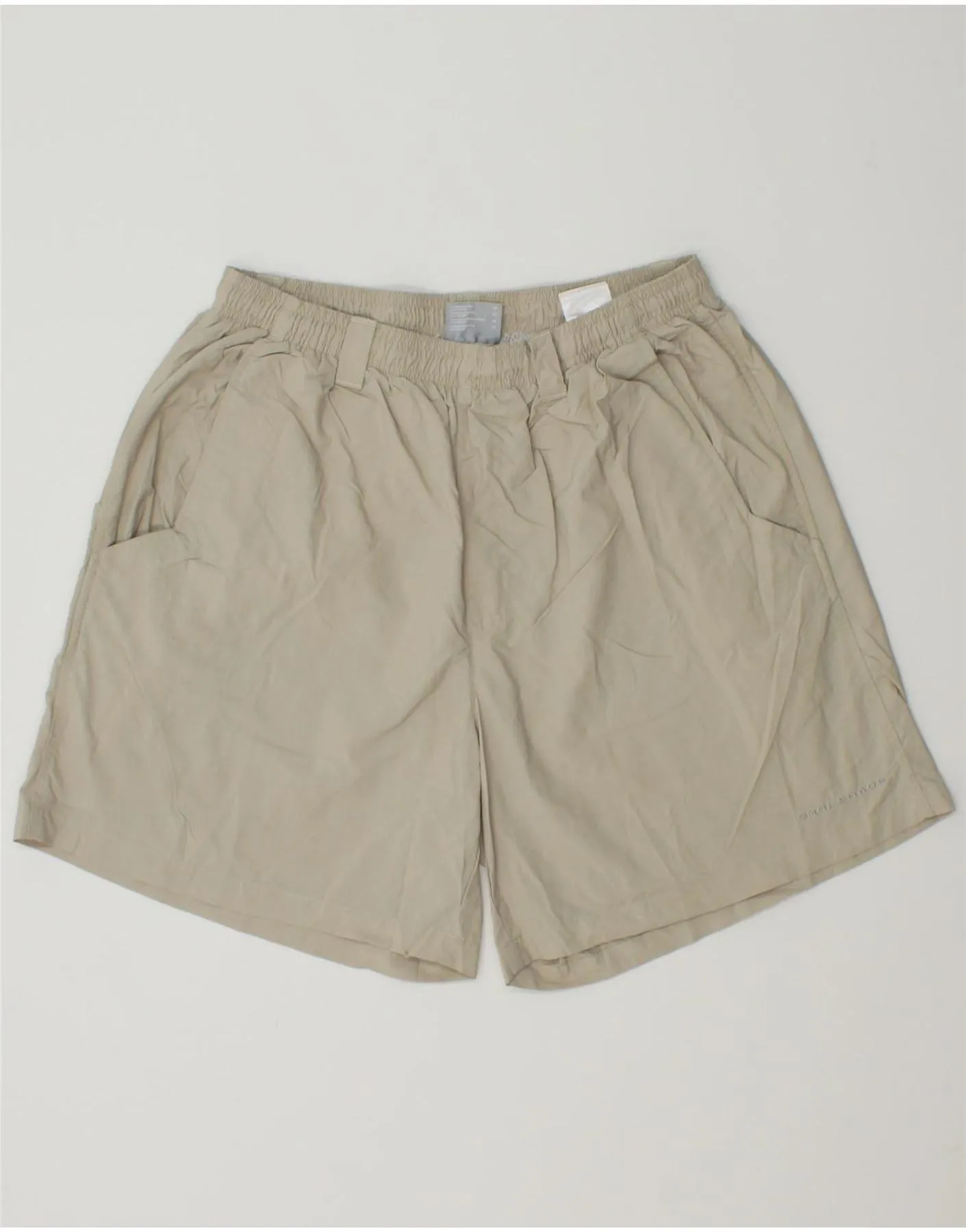 COLUMBIA Womens Chino Shorts Medium W28 Beige Nylon