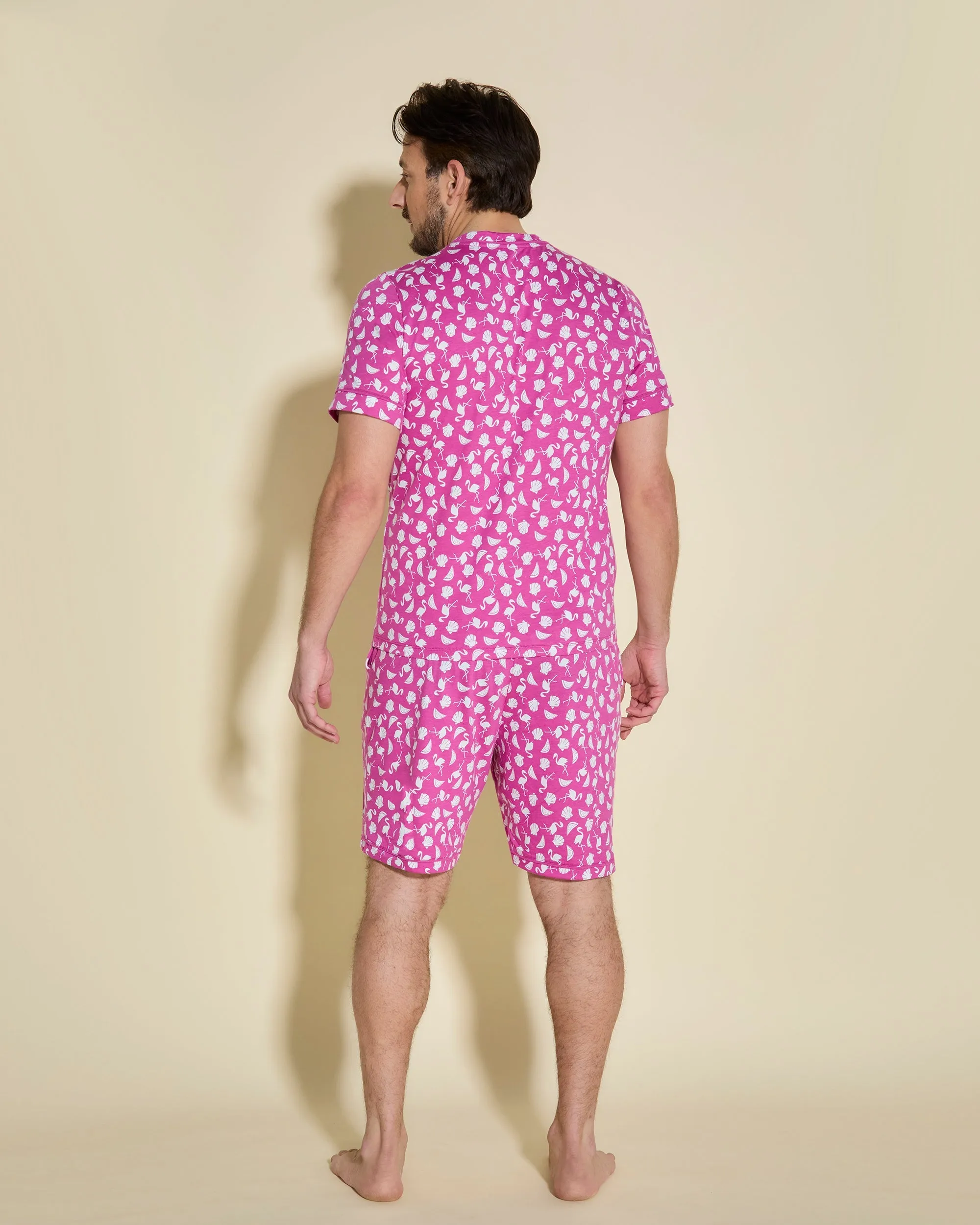 Conjunto Para Estar Por Casa Con Camiseta Y Pantalones Cortos
