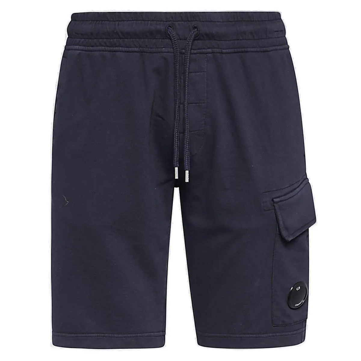 C.P. Company Logo Plaque Drawstring Shorts