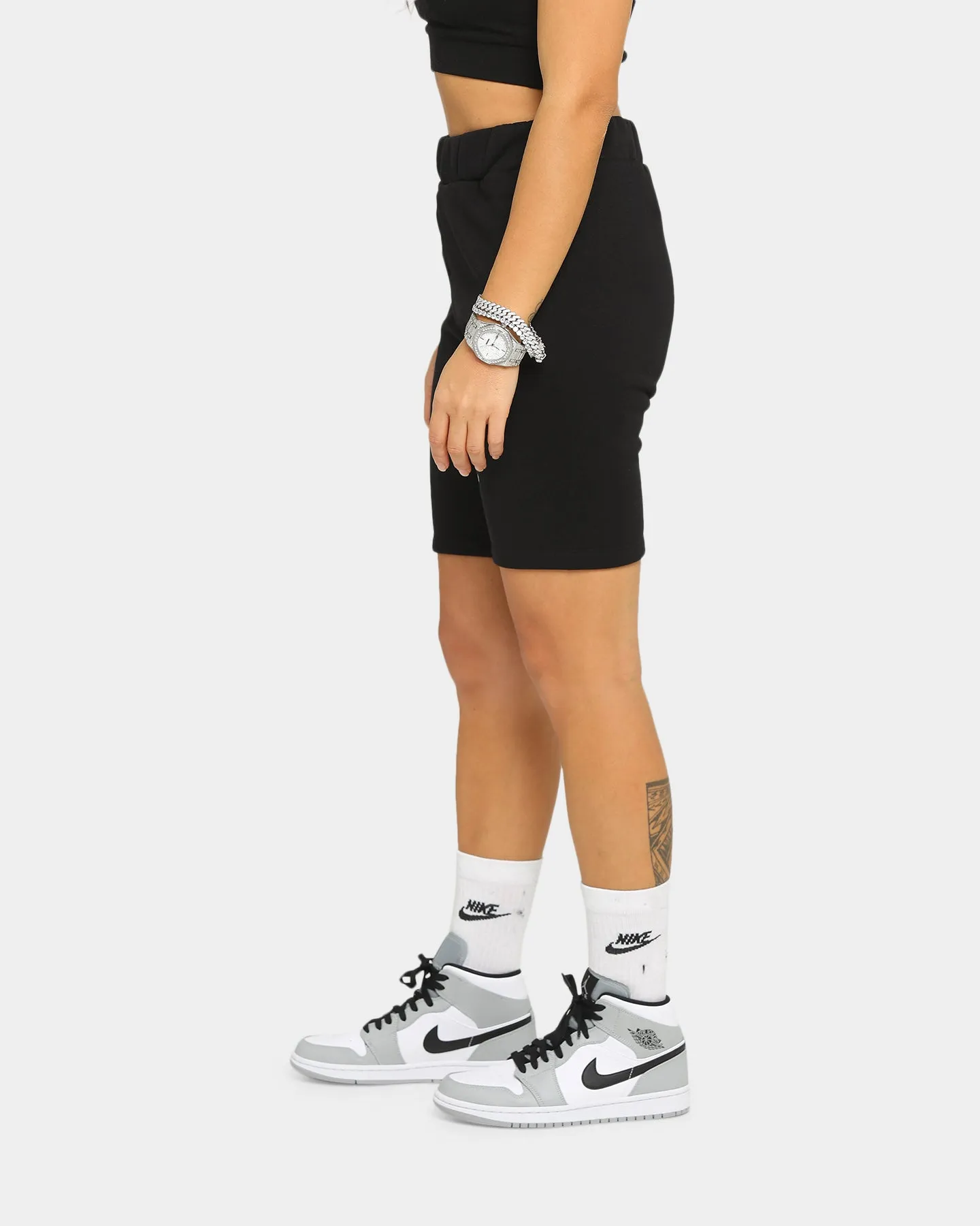 Criminal Damage Women's Dip Dye Cycling Short Black