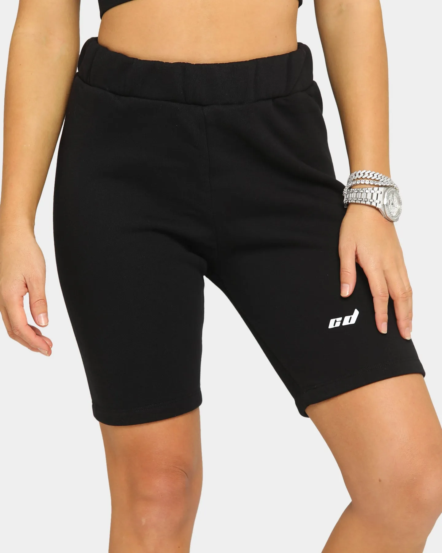 Criminal Damage Women's Dip Dye Cycling Short Black