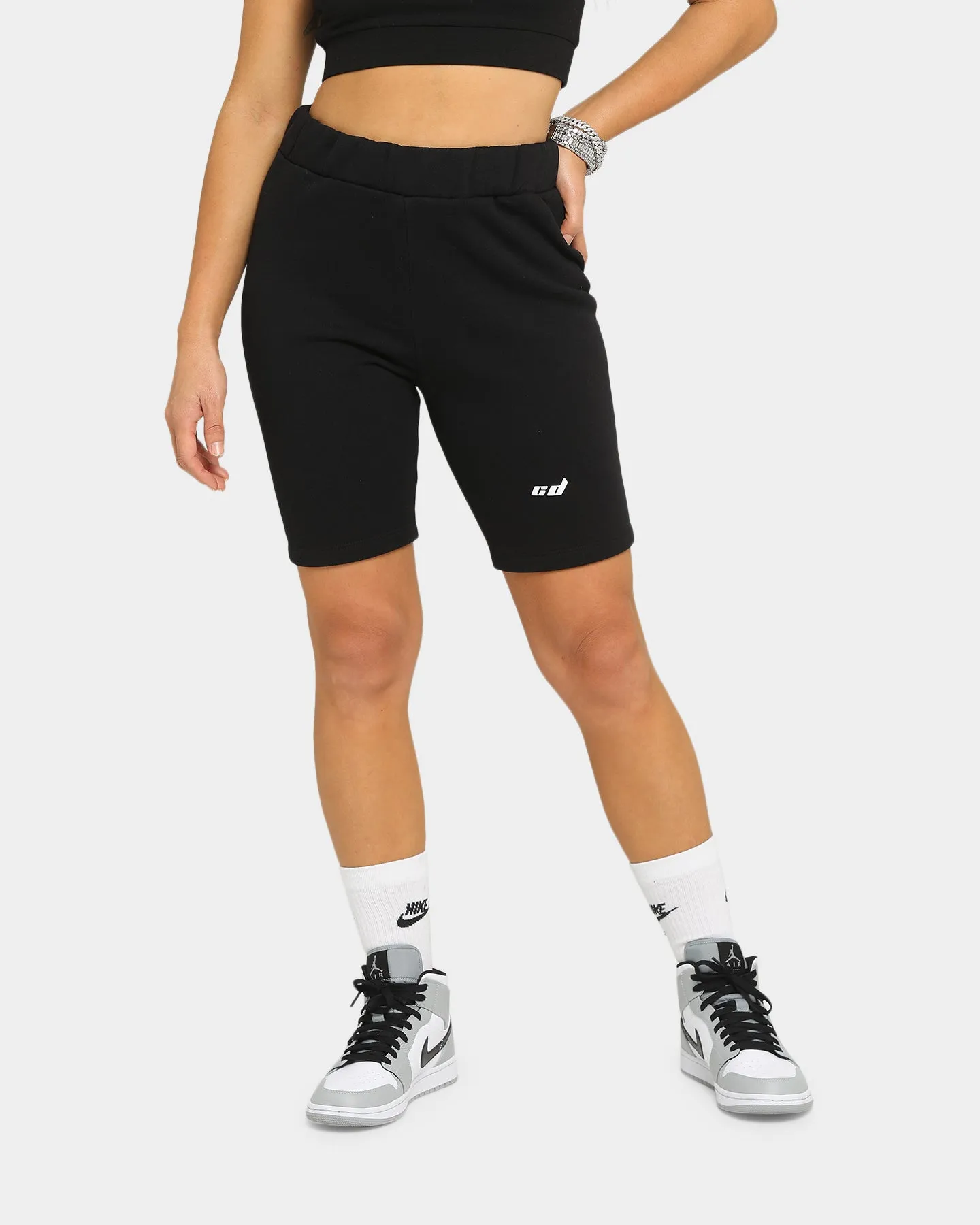 Criminal Damage Women's Dip Dye Cycling Short Black