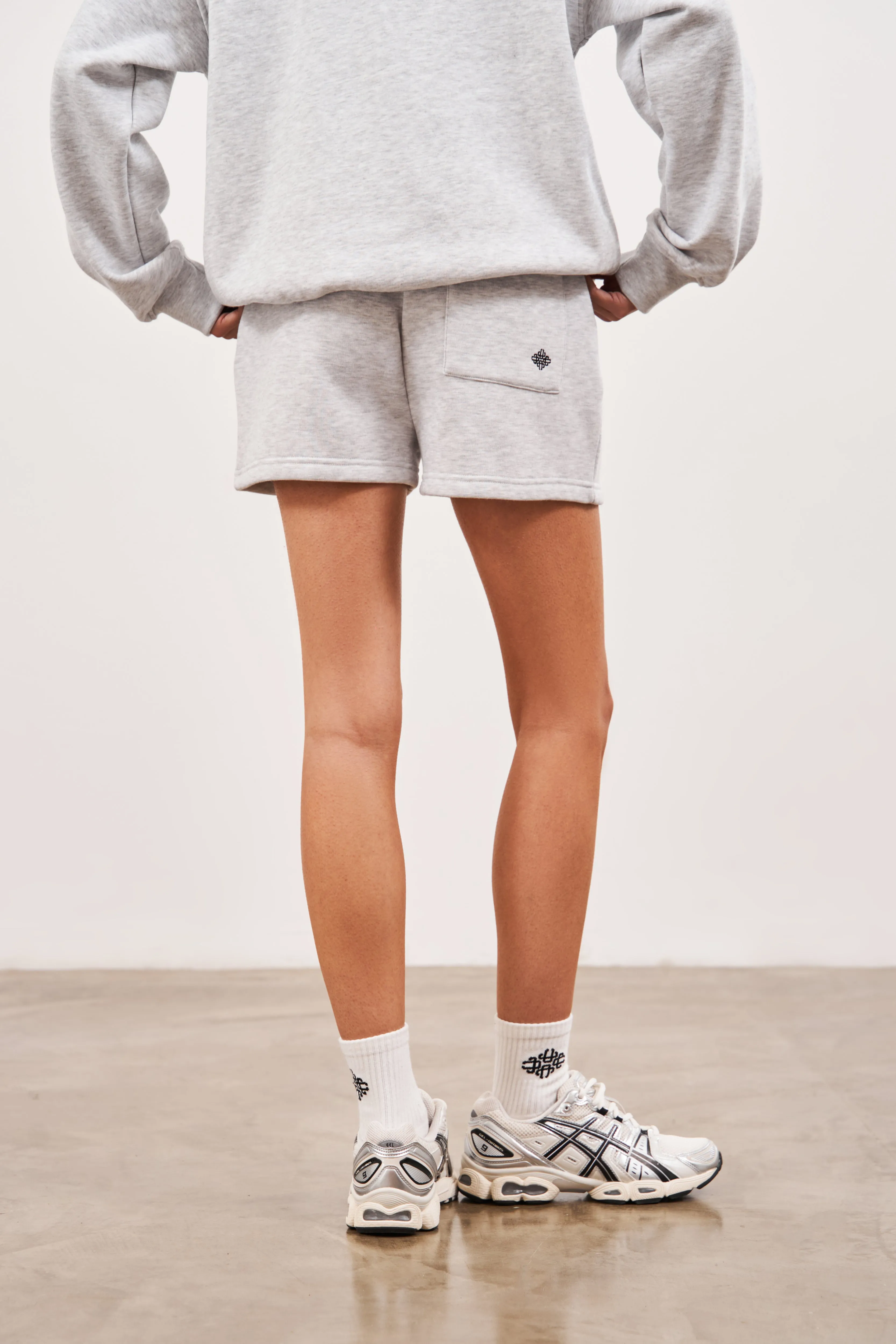 CTRE JERSEY SHORTS - GREY MARL
