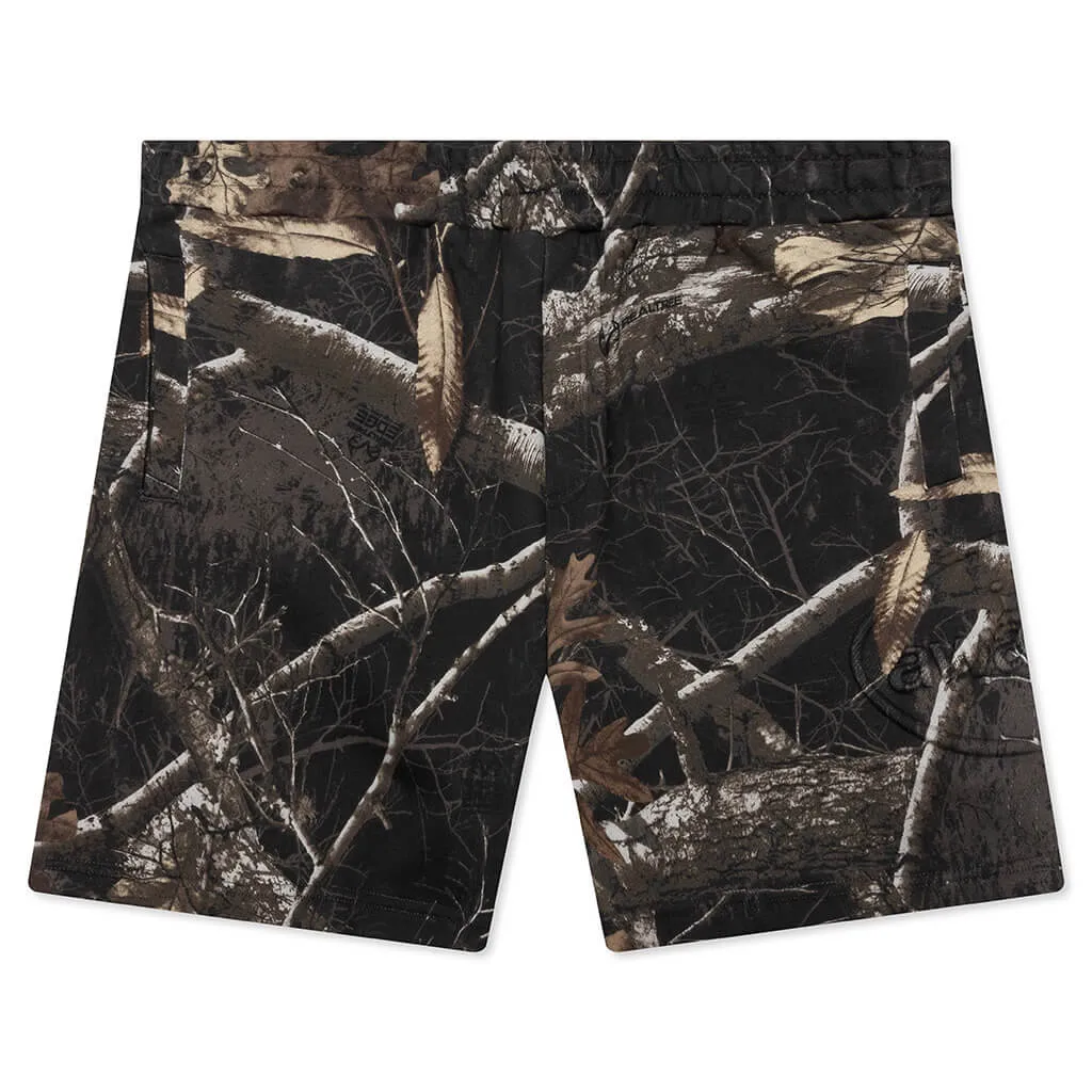 Debossed Sweatshorts - Shadow