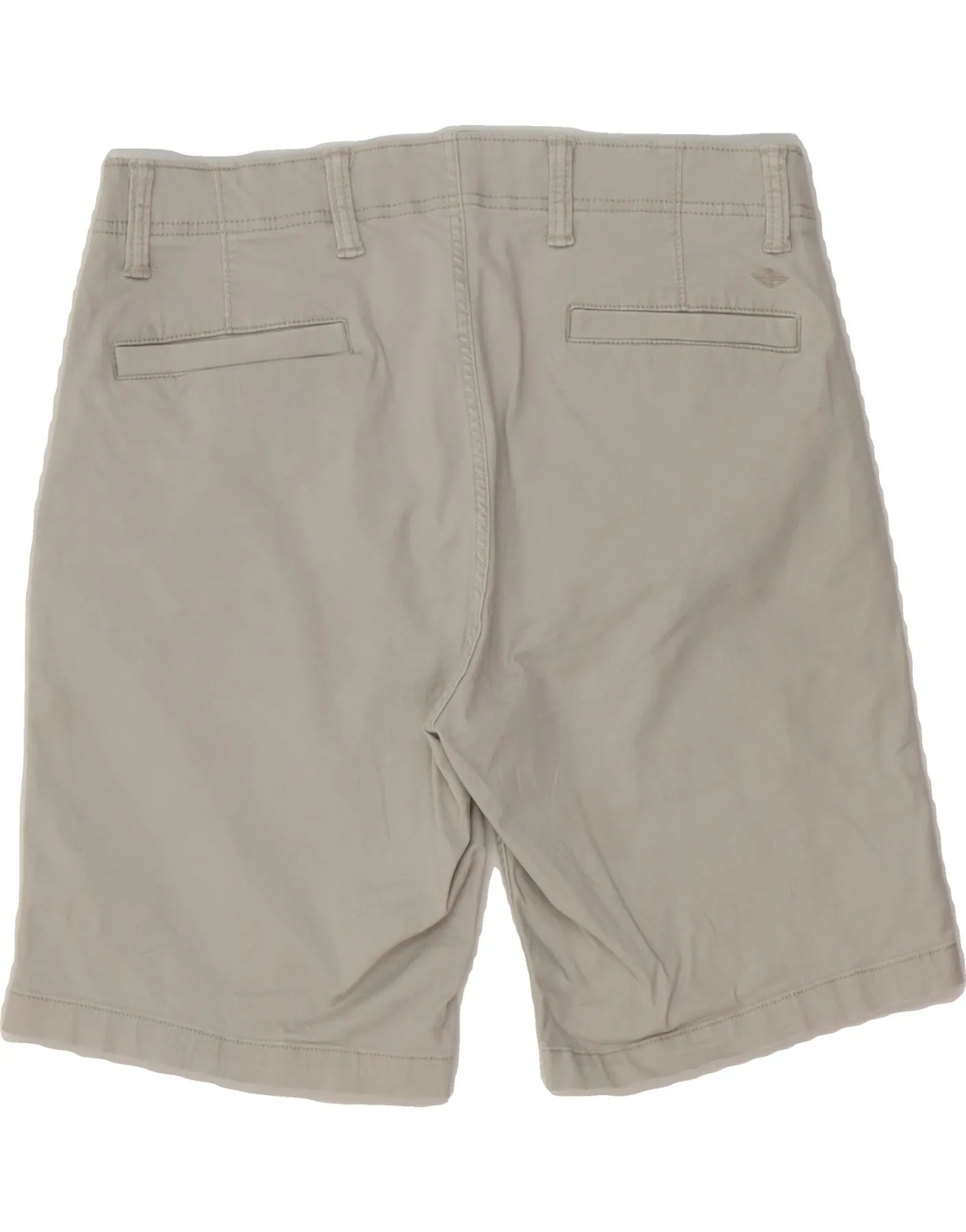 DOCKERS Mens Chino Shorts W34 Large Grey Cotton