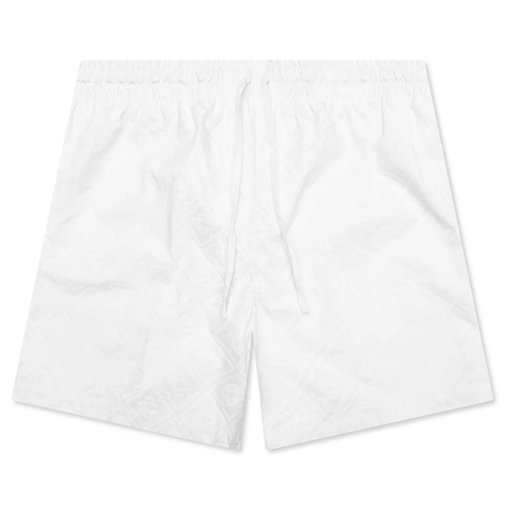Drawstring Shorts - White