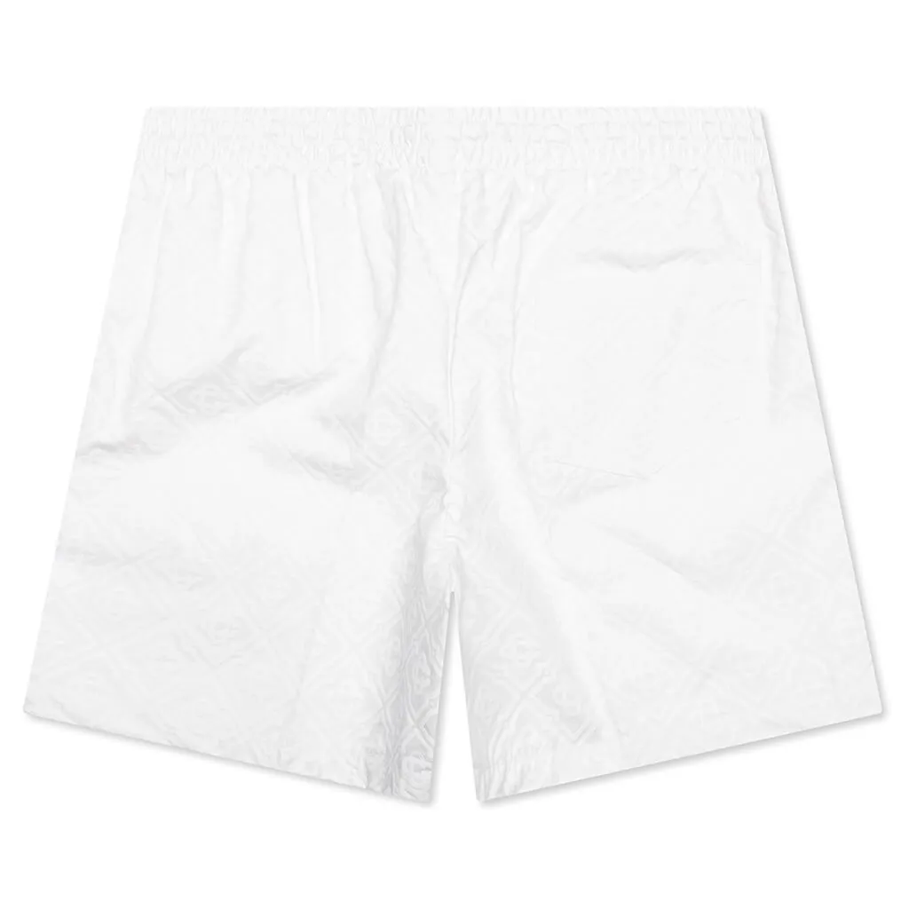 Drawstring Shorts - White