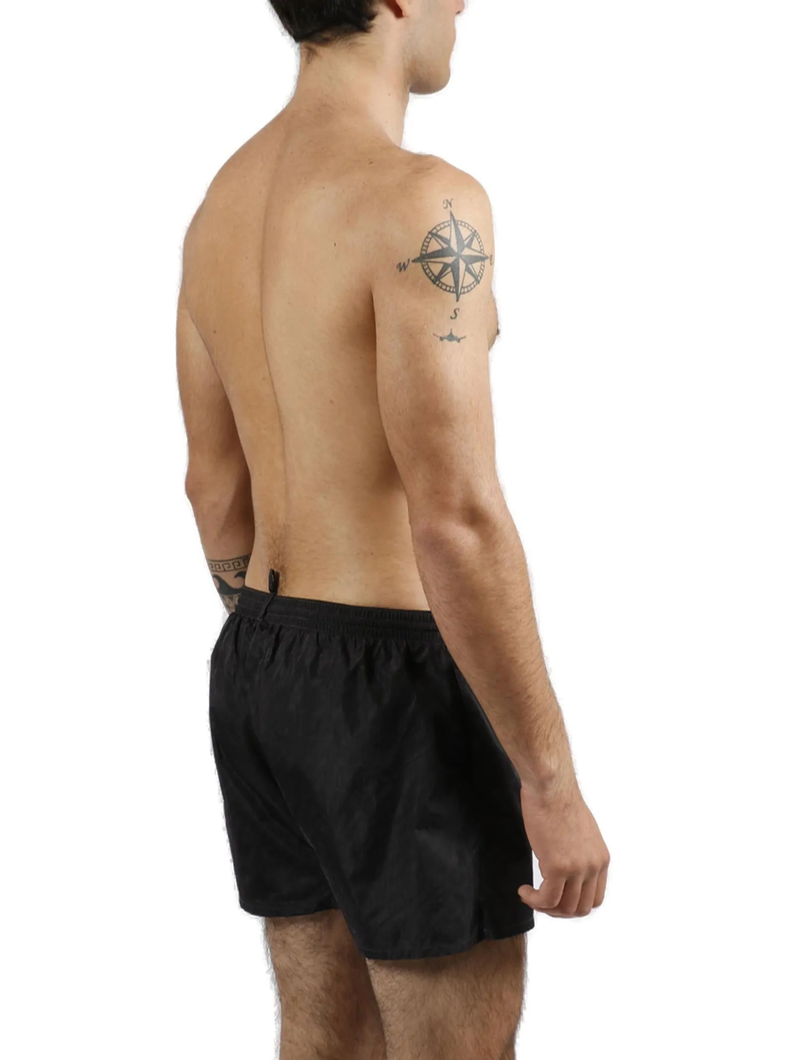 Dsquared2 Drawstring Logo Motif Swim Shorts