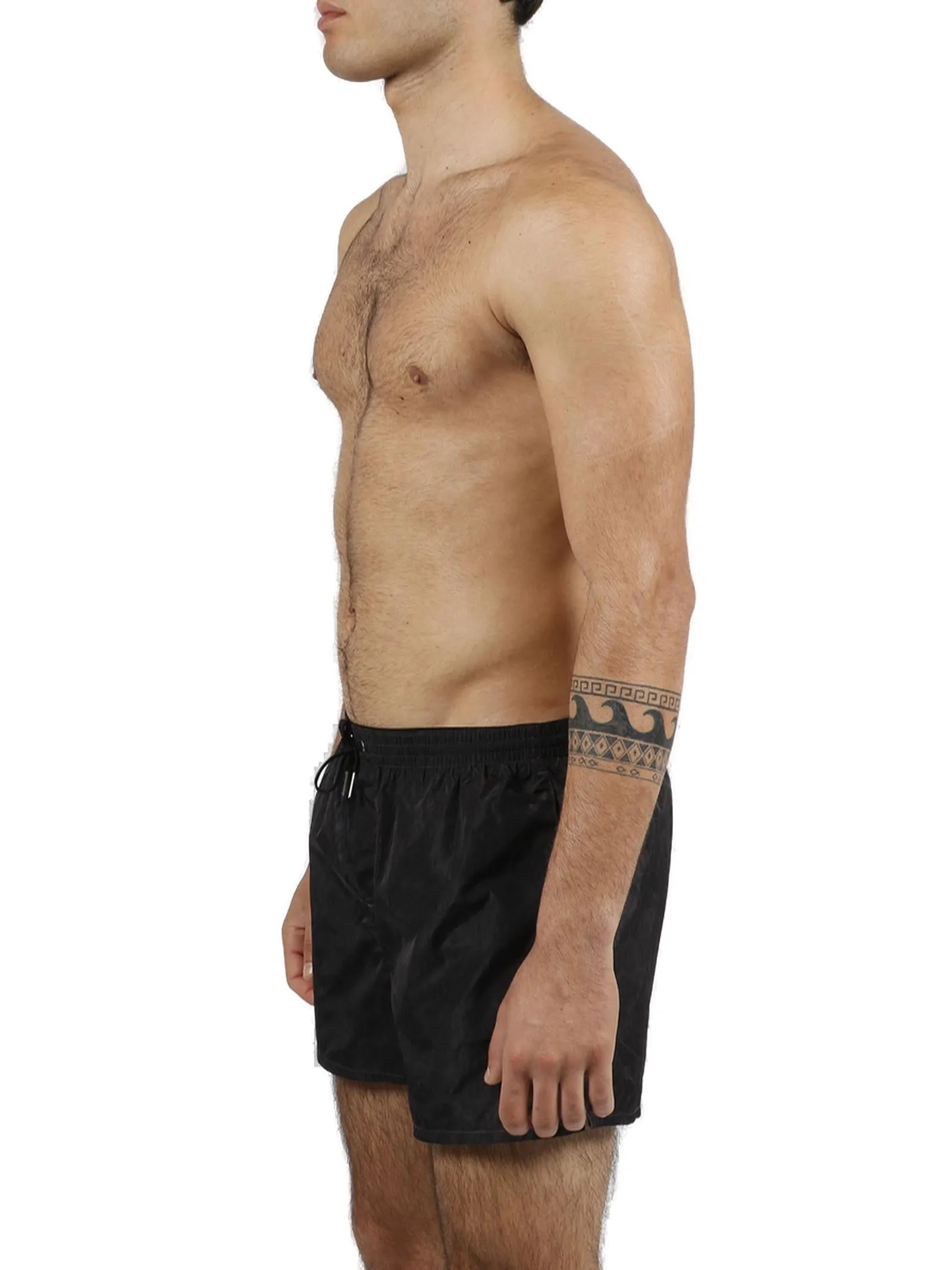 Dsquared2 Drawstring Logo Motif Swim Shorts