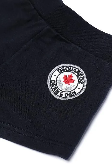 Dsquared2 Kids Logo Patch Drawstring Shorts