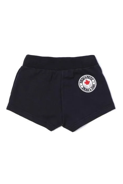 Dsquared2 Kids Logo Patch Drawstring Shorts