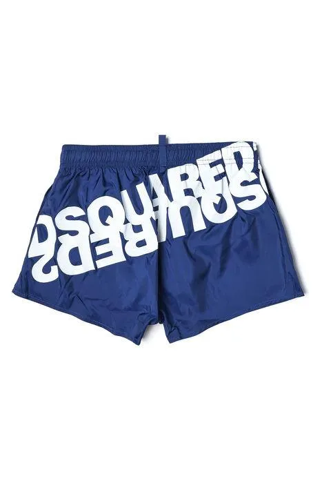 Dsquared2 Kids Logo Printed Swim Shorts