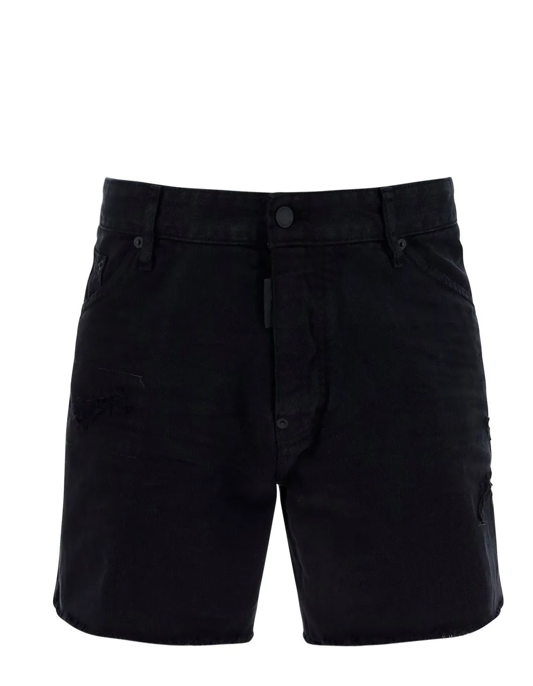 Dsquared2 Logo Patch Straight-Leg Shorts