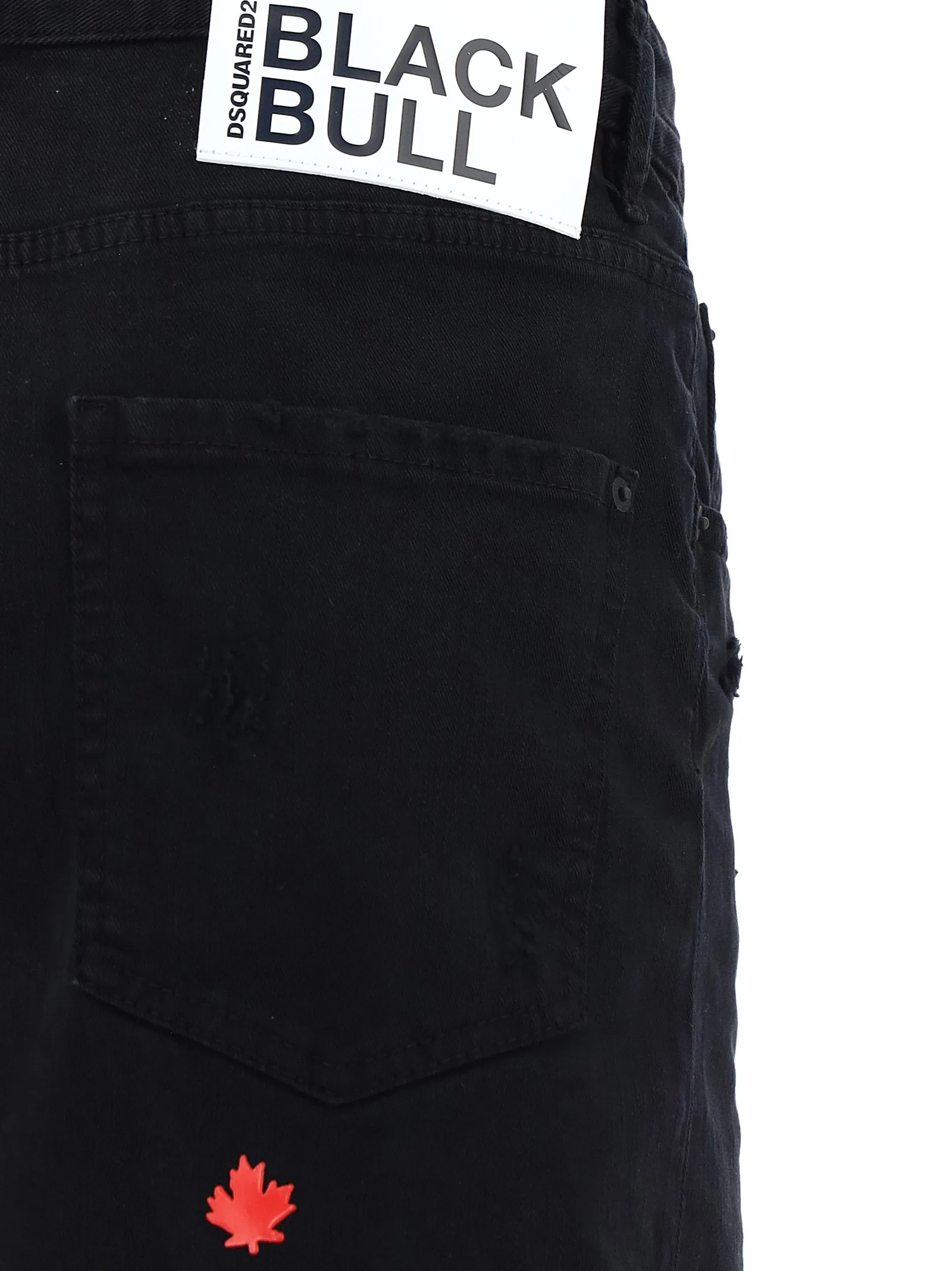 Dsquared2 Logo Patch Straight-Leg Shorts
